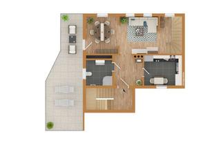 Haus kaufen in 99885 Luisenthal, Attraktive Rendite- Immobilie mit 3 Einheiten, incl. Ferienappartement