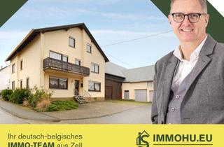 Einfamilienhaus kaufen in 56858 Peterswald-Löffelscheid, Vielseitig nutzbares, großes Wohnhaus mit Scheune und Ställen in Peterswald / Hunsrück - Naturnähe inklusive!