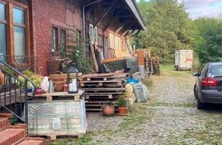 Gewerbeimmobilie kaufen in 04603 Nobitz, Teilsanierte Halle und Baugenehmigung für Errichtung EFH in Nobitz