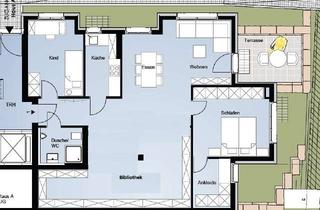 Wohnung kaufen in Stuttgarter Str. 91, 71522 Backnang, Energieeffiziente 3 Zi.-Whg mit riesigem Wohnraum, Terrasse und kleinem Garten