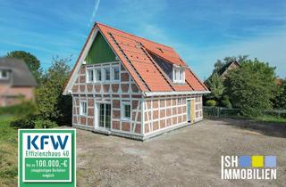 Einfamilienhaus kaufen in Siebenhöfen 12, 21723 Hollern-Twielenfleth, PROVISIONSFREI: Schönes Fachwerkhaus im Alten Land in Fertigstellung