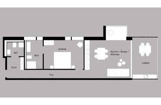 Wohnung kaufen in 78351 Bodman-Ludwigshafen, STYLISCHE WOHNUNG MIT GARTENANTEIL