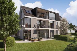 Wohnung kaufen in 70597 Degerloch, Toll nutzbarer Gartenbereich mit 5,5-Zi. Neubau-Whg. auf 2 Ebenen + Wellnessbad und Südausrichtung!