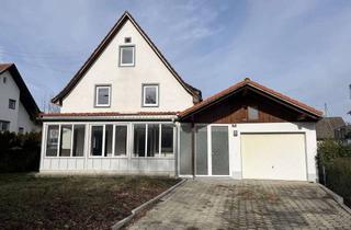 Haus kaufen in 86842 Türkheim, Zweifamilienhaus: Erdgeschoss saniert, Obergeschoss Sanierung vorbereitet