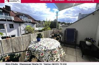 Wohnung kaufen in 55257 Budenheim, Pfiffige Dachgeschoss-Wohnung mit sonniger Dachterrasse und Garage in ruhiger 1-A-Lage