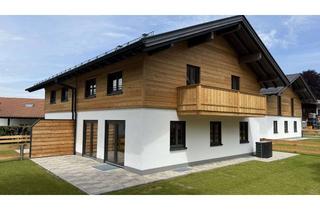 Doppelhaushälfte kaufen in 82441 Ohlstadt, energieeffiziente Neubau-Doppelhaushälfte mit bezauberndem Garten und Garage in Ohlstadt bei Murnau
