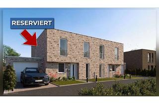Doppelhaushälfte kaufen in 46414 Rhede, Klimafreundlicher Neubau zu mietähnlichen Konditionen - energieeffiziente Doppelhaushälfte in Rhede