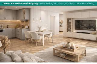Wohnung kaufen in Schillerstraße 36, 71083 Herrenberg, Schicke 2-Zimmer Erdgeschosswohnung mit Süd-Terrasse & kleinem Garten