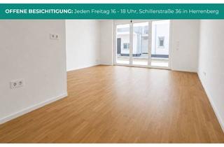 Wohnung kaufen in Schillerstraße 36, 71083 Herrenberg, Schicke 2-Zimmer Erdgeschosswohnung mit Süd-Terrasse & kleinem Garten