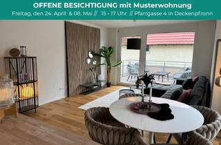 Wohnung kaufen in Pfarrgasse, 75392 Deckenpfronn, LETZTE 4-ZIMMERWOHNUNG - NEUBAU - BARRIEREFREI - SOFORT VERFÜGBAR