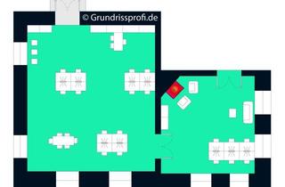 Gewerbeimmobilie mieten in 01454 Wachau, Repräsentative Kanzlei mit historischen Relikten im Schloss Wachau!