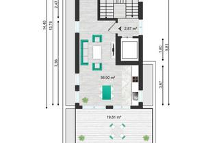 Penthouse kaufen in 74821 Mosbach, Tolles Penthouse mit herrlicher Aussicht für Single / Pärchen