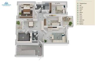 Wohnung kaufen in 74865 Neckarzimmern, 91 m² - Eigentumswohnung mit 4,5 Zimmern komplett renoviert 2022