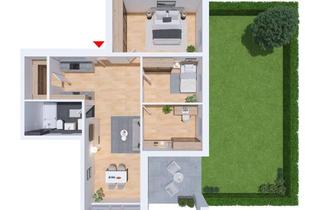 Wohnung kaufen in 74523 Schwäbisch Hall, Traumhafte 3-4 Zimmerwohnung mit Loggia und eigenem Gartenanteil (Whg. 1/1)