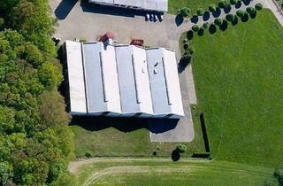 Gewerbeimmobilie kaufen in 17209 Melz, Lager-/Produktionshallen mit Sozial- und Verwaltungsgebäude sowie landw. Flächen auf über 46.000 m²