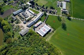 Gewerbeimmobilie kaufen in 17209 Melz, Lager-/Produktionshallen mit Sozial- und Verwaltungsgebäude sowie landw. Flächen auf über 46.000 m²