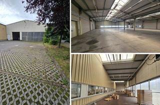 Geschäftslokal mieten in 04416 Markkleeberg, Warmhalle im Gewerbegebiet Wachau, Büro, Lager, Produktion u.a., Rolltore, 12 SP mgl.