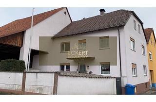 Haus kaufen in Alte Fuldaer Strasse 28, 97723 Thulba, Reihenendhaus mit grosser Scheune in Thulba zu verkaufen.