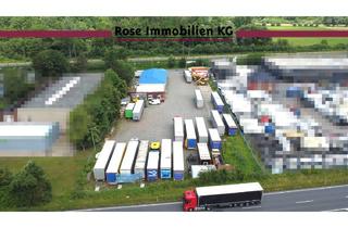 Büro zu mieten in Gänsekamp 33, 32457 Porta Westfalica, ROSE IMMOBILIEN KG: Großer Außenplatz in Porta Westfalica nahe der BAB 2 mit Büros zu vermieten!