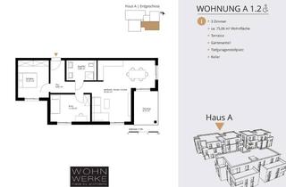 Anlageobjekt in Hauptstraße 76, 73660 Urbach, Whg A 1.2 - barrierefreie 3-Zimmer Gartenwohnung - degressive Afa möglich!