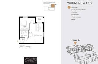 Anlageobjekt in Hauptstraße 76, 73660 Urbach, Whg A 1.1 - Barrierefreie 2-Zimmer Gartenwohnung - degressive Afa möglich!