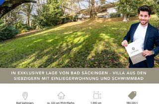 Villa kaufen in Oberer Rebberg 16, 79713 Bad Säckingen, In exklusiver Wohnlage - ca. 333 qm Wohnfläche mit Einliegerwohnung zur freien Verfügung