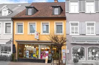 Gewerbeimmobilie kaufen in 79183 Waldkirch, Attraktive Innenstadtlage! Wohn- und Geschäftshaus mit Um- und Ausbaupotential in 79183 Waldkirch
