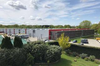 Gewerbeimmobilie mieten in Goosmoortwiete 11, 25474 Bönningstedt, Eingezäunte Schotter Freifläche auf videoüberwachtem Betriebsgelände