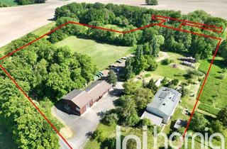 Haus kaufen in 04758 Liebschützberg, Landanwesen (3,5ha) mit großem Haus und Gewerbehalle