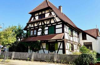 Haus kaufen in 76448 Durmersheim, Historisches Fachwerkhaus mit Scheune