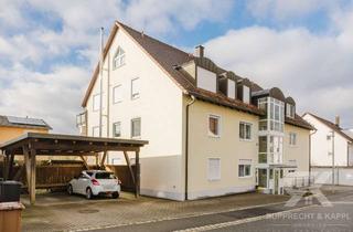 Wohnung kaufen in 92718 Schirmitz, Perfekt geschnittene 2-Zimmer-Eigentumswohnung mit Balkon und Carport im begehrten Schirmitz
