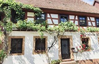 Haus kaufen in 76889 Dörrenbach, Denkmalzone - Winzeranwesen mit Weinstube, Scheune, Innenhof und zusätzlichem Bauplatz