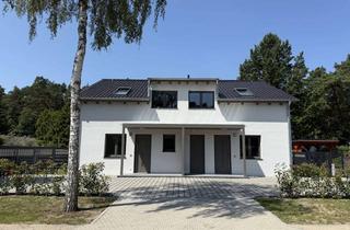Haus mieten in Waldsiedlung 13, 15537 Grünheide, Erstbezug: Attraktive Doppelhaushälfte mit gehobener Ausstattung und Garten in Grünheide (Mark)