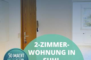 Wohnung mieten in Neuer Friedberg 10, 98527 Suhl, Ruhig wohnen mit Komfort - 2-Zimmer-Wohnung mit Balkon