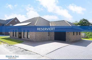 Haus kaufen in 26683 Saterland, Saterland-Strücklingen: ebenerdiges wohnen im modernen Bungalow aus dem BJ. 2022, Objekt: 7932