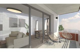 Wohnung kaufen in 76870 Kandel, Erstbezug: 3-ZKB mit Balkon im Stadtkern von Kandel