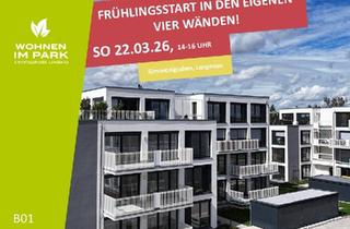 Wohnung kaufen in 89129 Langenau, 2,5-ZIMMER ETW MIT GARTENANTEIL - "WOHNEN IM PARK" IN LANGENAU - B01