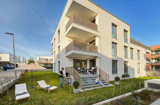 Wohnung kaufen in Erwin-Rath-Straße 10, 73257 Köngen, Ihr neues Gartenparadies mit moderner 3-Zimmer-Wohnung in Köngen