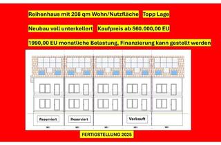 Reihenhaus kaufen in 63584 Gründau, Neubau Reihenhaus voll unterkellert in TOP Lage
