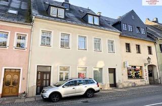 Einfamilienhaus kaufen in 09487 Schlettau, Reihenmittelhaus in zentraler Lage von Schlettau im Erzgebirge - Als Einfamilienhaus mit Gewerbe.