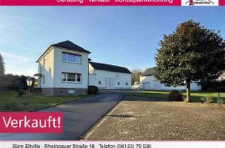 Einfamilienhaus kaufen in 65399 Kiedrich, **Privilegiertes landwirtschaftliches Grundstück** Freist. Einfamilienhaus mit 2 Scheunen und großem Garten