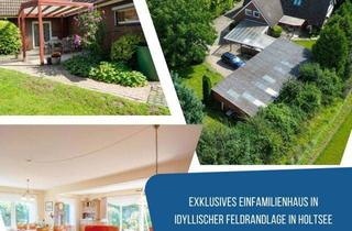 Einfamilienhaus kaufen in 24363 Holtsee, Exklusives Einfamilienhaus in idyllischer Feldrandlage in Holtsee