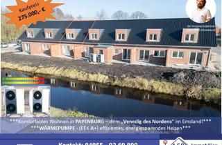 Reihenhaus kaufen in 26871 Papenburg, ***N E U K A L K U L I E R T*** ***Modernes Reihenhaus in zentraler Lage von Papenburg***