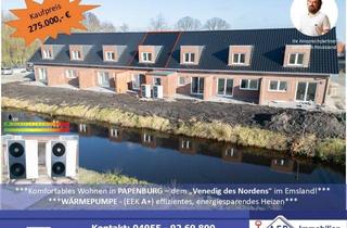 Reihenhaus kaufen in 26871 Papenburg, ***ACHTUNG: KP NEU KALKULIERT*** ***Modernes Reihenhaus in zentraler Lage von Papenburg***