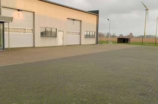 Büro zu mieten in 47608 Geldern, Moderne Gewerbehalle mit Büro und Sozialräumen Stellplätze Fußbodenheiz Erdwärme in Büro u. Halle
