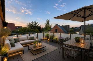 Wohnung kaufen in 46325 Borken, Attraktives Preisupdate! – Neubau-Obergeschosswohnung mit Dachterrassentraum in Borken-Weseke!