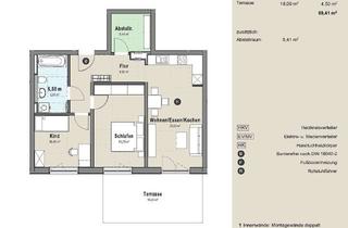 Wohnung mieten in 95326 Kulmbach, EOF-Wohnungstyp 3-Zimmer