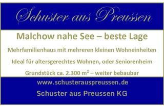 Mehrfamilienhaus kaufen in 17213 Malchow, Schuster aus Preussen - Malchow am See - freies Mehrfamilienhaus mit mehreren kleinen Einheiten -...
