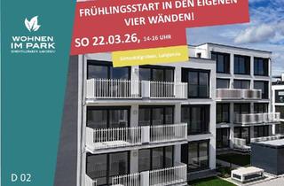 Wohnung kaufen in 89129 Langenau, 2-ZIMMER ETW MIT GARTENANTEIL - "WOHNEN IM PARK" IN LANGENAU - D02