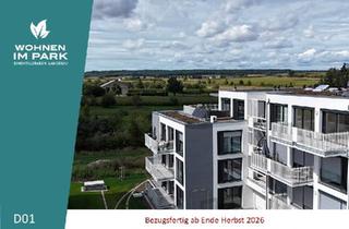 Wohnung kaufen in 89129 Langenau, 3-ZIMMER ETW MIT GARTENANTEIL - "WOHNEN IM PARK" IN LANGENAU - D01